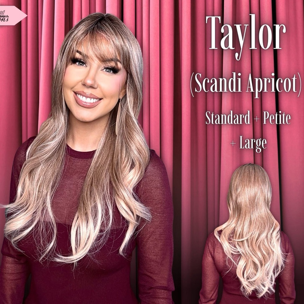 Chelsey Smith Crowns Taylor Scandi Apricot Wig